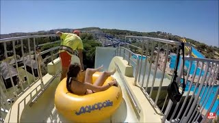 Aquapolis Waterpark Salou Spain GoPro [upl. by Wilie]