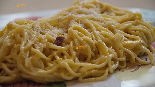 Spaghetti Carbonara Recipe  Pasta Karbonara Sašina kuhinja [upl. by Keily]