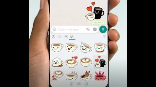 How To Use Stickers  WhatsApp [upl. by Farley]