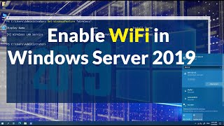 How to Enable WiFi in Windows Server 2019 [upl. by Adeehsar]