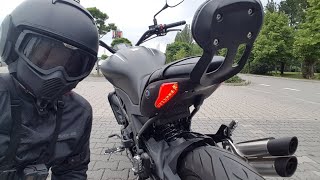 QUICK REVIEW Benelli 502C Urban Cruiser Ride [upl. by Haikan]