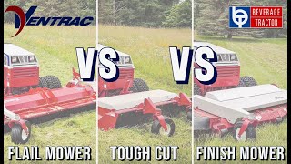 Ventrac Flail Mower VS Tough Cut VS Finish Cut [upl. by Mella903]