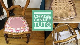 TUTO Comment RELOOKER une CHAISE CANNÉE comme un PRO [upl. by Llertrac]