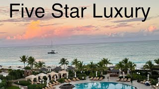 Seven Stars Resort amp Spa on Grace Bay Beach Turks amp Caicos Complete Tour Beach and Activities [upl. by Rubi]