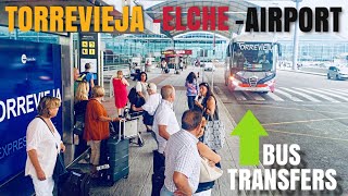 ALICANTE AIRPORT TRANSFERS FROM TORREVIEJA SPAIN  ELCHE COSTA BLANCA SPAIN LANDSCAPE [upl. by Trillby]