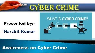 POWER POINT PRESENTATION ON CYBER CRIME  WHAT IS CYBER CRIME   HOW TO BE SAFE FROM CYBER CRIME [upl. by Safir997]