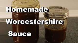 Homemade Worcestershire Sauce [upl. by Kaia38]