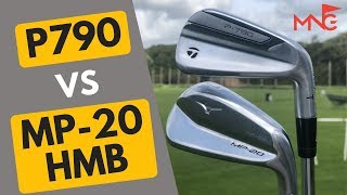 Mizuno MP20 HMB Iron VS TaylorMade P790 Iron  Hollow Iron Battle [upl. by Winzler]