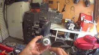 Honda Lawn Mower Carb Cleaning  Mower Wont Start  Mower Revving Up and Down [upl. by Sugna]