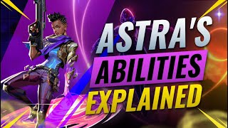 NEW AGENT ASTRA ALL ABILITIES REVEALED amp EXPLAINED  Valorant [upl. by Elleirbag442]