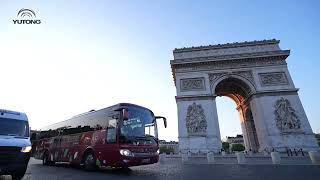 Yutong Buses Travel Around Paris [upl. by Adaven612]