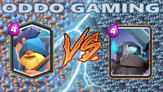 FISHERMAN VS MINI PEKKA  CLASH ROYALE BATTLE 106 [upl. by Fleck610]