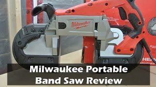 Milwaukee 623820 ACDC Deep Cut Portable Two Speed Band Saw Review [upl. by Pisano]