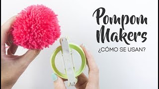 Como hacer pompones lana  Pom Pom Maker [upl. by Negah]