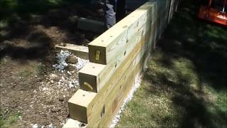 HOW TO Build a Timber Wall [upl. by Adnuhsar859]