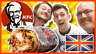 KFC Zinger Burrito amp 3 Legend Box Meal w Paul amp Matt from Wheres My Challenge [upl. by Ennaesor782]