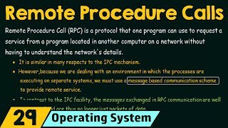 Remote Procedure Calls RPC [upl. by Nikolos]