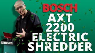 Bosch AXT 2200 Rapid Electric Shredder  Toolstop Guide [upl. by Lalo]