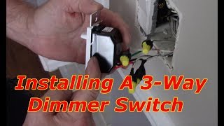 How To Replace Or Install A 3 Way Dimmer Switch [upl. by Lucais]