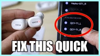 FIX TWS Earbuds That CANT PAIR  RePair Factory Reset Guide for QCY QS1 QS2 JLab KZ and more [upl. by Jemmy]