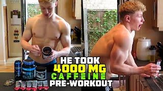 He Took 4000 MG CAFFEINE PreWorkout This Is What Happened To Him [upl. by Sivrat998]