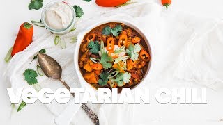 Vegetarian Chili Recipe [upl. by Burkhart]