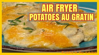 AIR FRYER POTATOES AU GRATIN  Richard in the kitchen [upl. by Ynohtnaed]