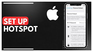 How To Set Up Hotspot On iPhone [upl. by Broderick]