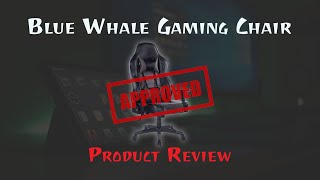 Blue Whale Gaming Chair Review [upl. by Mallory]