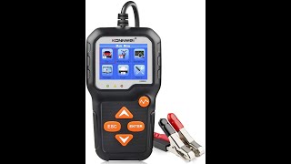 Konnwei KW650 Battery Tester and Charging System Analyzer Review [upl. by Sinclare]