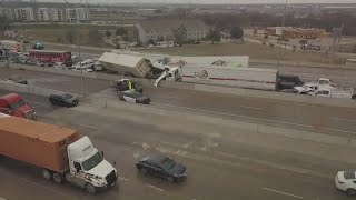 What we know about Thursdays massive pileup on I35W in Fort Worth [upl. by Rolyab59]