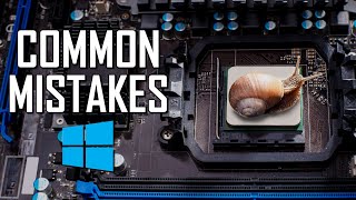 10 Common Mistakes That Make Your Windows PC Slower [upl. by Kendall]