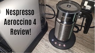 Nespresso Aeroccino 4 Milk Frother Review  Worth upgrading from the Aeroccino 3 [upl. by Aenahs]