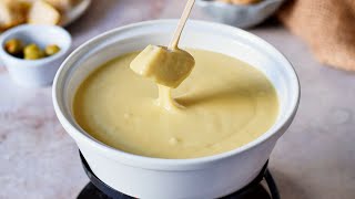 How To Make Vegan Cheese FONDUE [upl. by Idak]