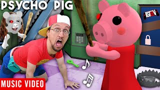 PSYCHO PIG 🎵 FGTeeV Official Music Video Roblox PIGGY Song [upl. by Haisoj]