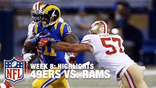 49ers vs Rams  Week 8 Highlights  NFL [upl. by Ahsiryt127]