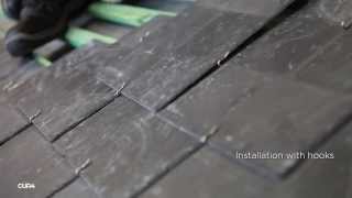 How to install a natural slate roof [upl. by Nileve738]