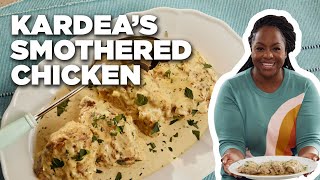 Kardea Browns Carolina Smothered Chicken  Delicious Miss Brown  Food Network [upl. by Yaner]