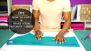 HOW TO COPY amp MAKE YOUR FAVORITE TSHIRT [upl. by Dacey866]