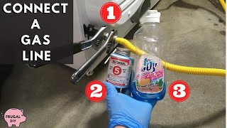 Connect Gas Line to Dryer or Gas Appliances [upl. by Nyrmak]