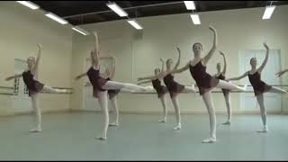 Vaganova Ballet Academy Classical Exam 4th Class  Center [upl. by Lorsung673]