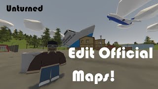 How to Unlock Unturned Maps Edit Official Maps [upl. by Einnahpets]