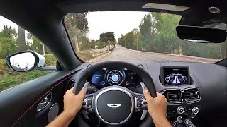 2020 Aston Martin Vantage POV Test Drive 3D AudioASMR [upl. by Grange216]