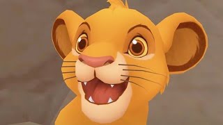 THE LION KING  Kingdom Hearts  Game Movie ᴴᴰ [upl. by Norval918]