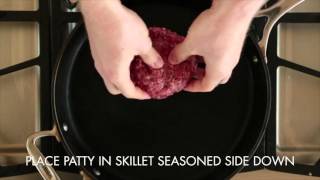 How to Cook the Perfect Skillet Burger [upl. by Engle]