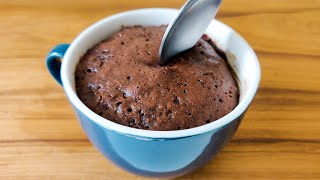 Chocolate Mug Cake in 1 Minute [upl. by Dosi299]