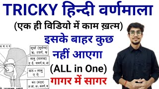 TRICKY हिन्दी वर्णमाला VARNMALA for All examSTETREETLEKHPALUPPUPSIhindi by Mohit Shukla [upl. by Akima]