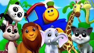 Tiergeräusche für kinder  Bob den Zug  Tiere klingen Lied  Bob Train Animals Sound Song [upl. by Tneicniv]