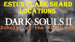 Dark Souls 2 SOTFS  Estus Flask Shard Locations [upl. by Gurolinick]