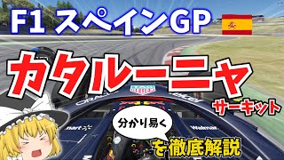 【F1】カタルーニャ（カタロニア）サーキットを徹底解説！【ゆっくり解説】 [upl. by Zemaj]